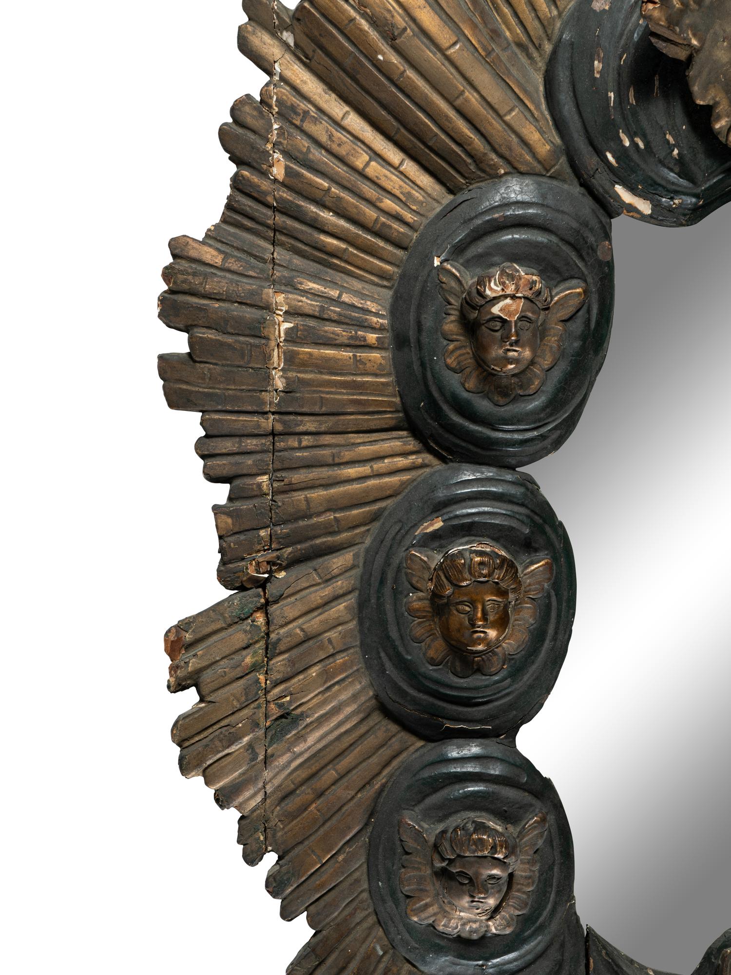 A Florentine Giltwood Mirror
