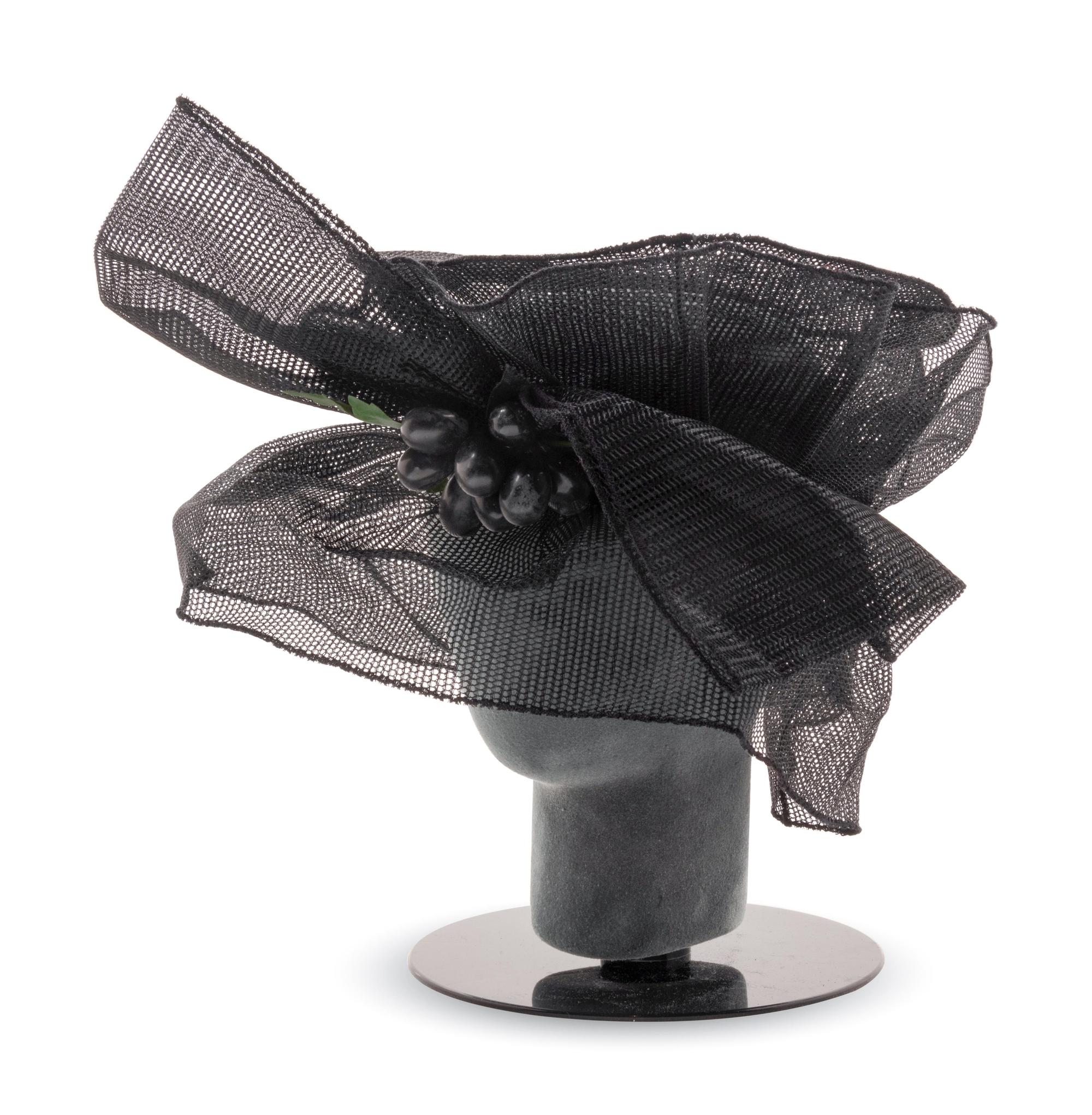Two Pierre Cardin Hats, One Amy Downs Hat, and One Emanuel Ungaro Headband, 1960-90s