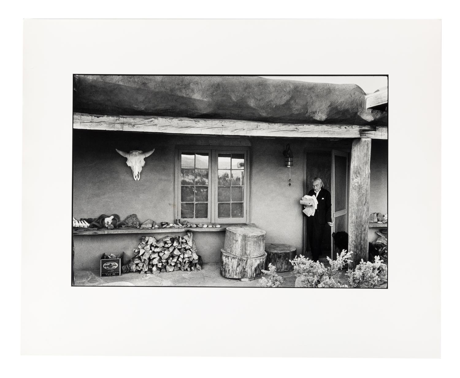 Dan Budnik (born 1933) Georgia O'Keeffe, Patio, Ghost Ranch, Abiquiu, New Mexico, March 1975