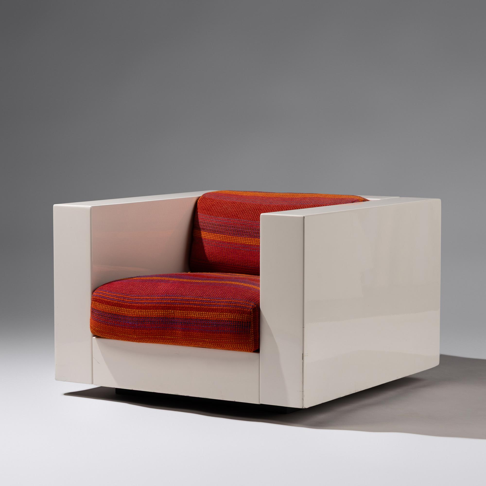 Saratoga cube chair Poltronova, distributed by Stendig Italy, 1964