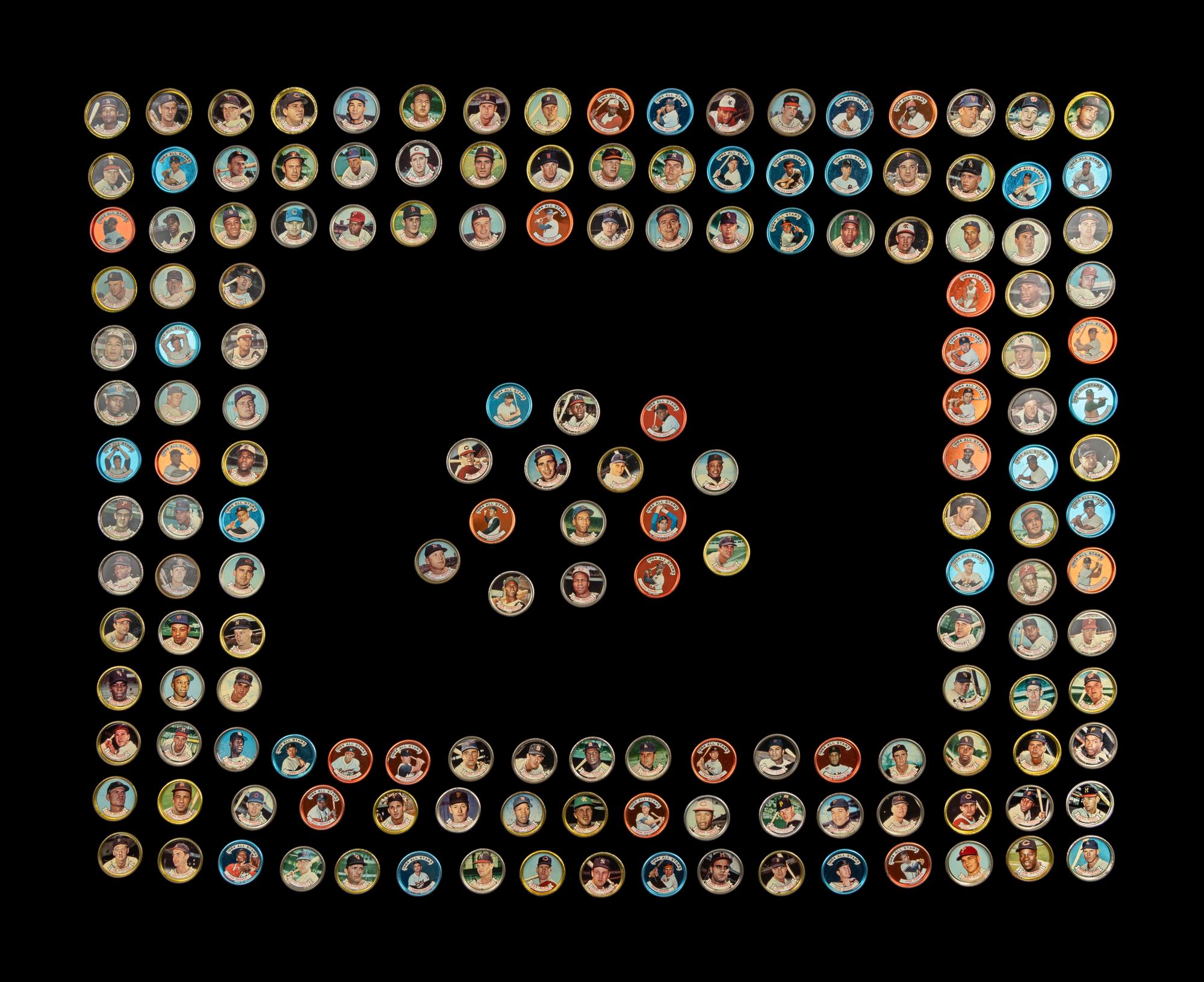 A Complete Set of 1964 Topps Baseball Coins,