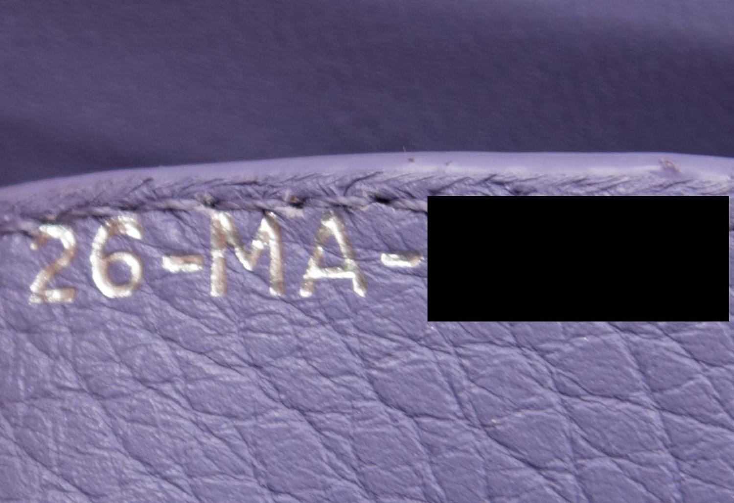 Christian Dior Purple Flap Bag, 2009