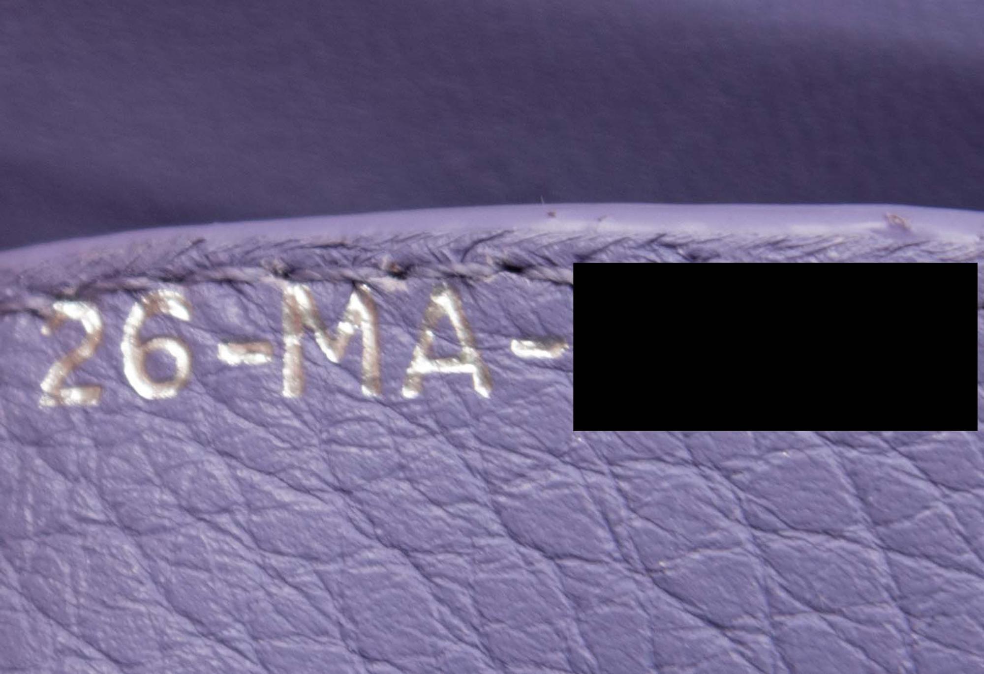 Christian Dior Purple Flap Bag, 2009