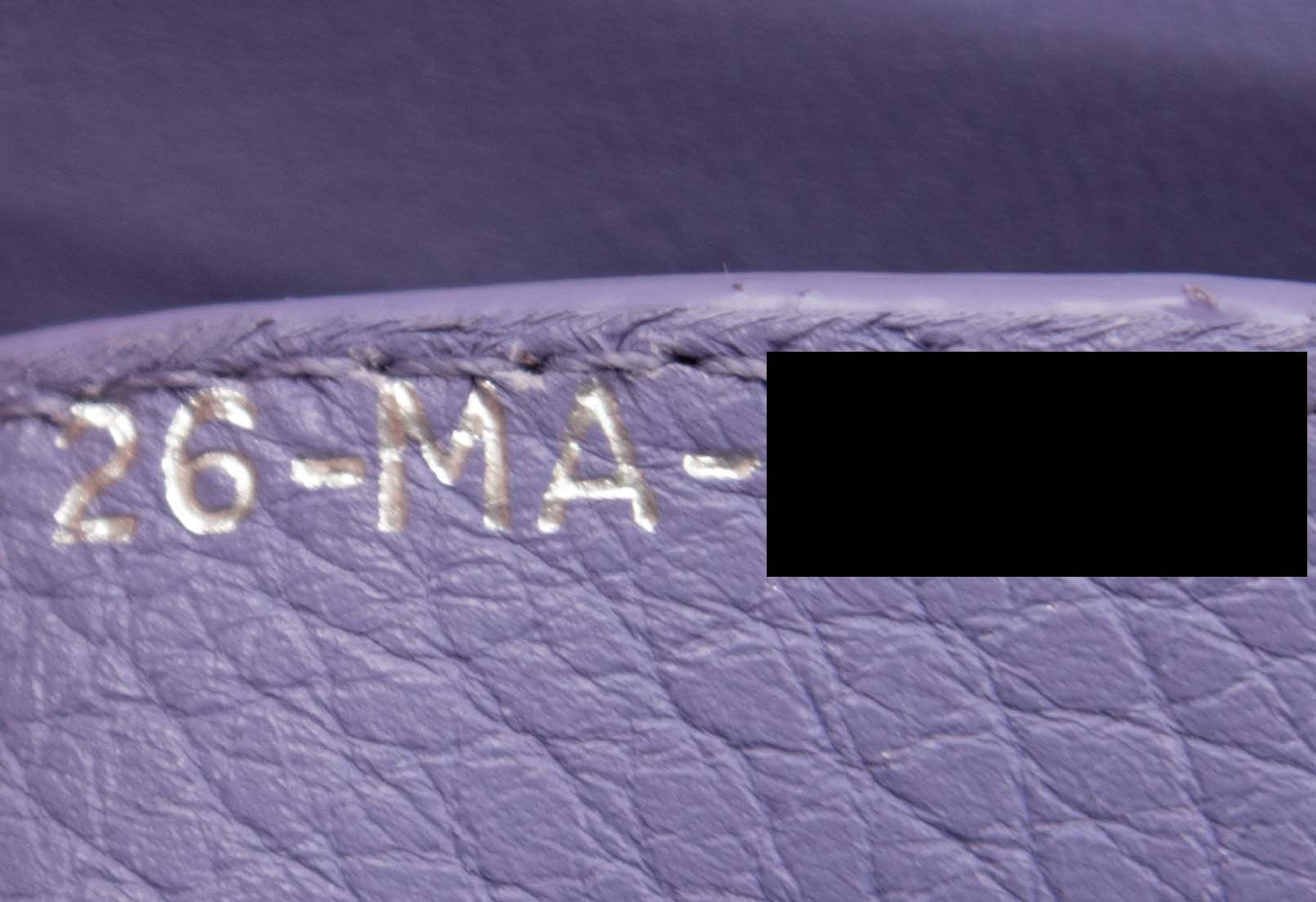Christian Dior Purple Flap Bag, 2009