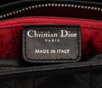 Christian Dior Black Cannage Small Lady Dior Bag, 2007