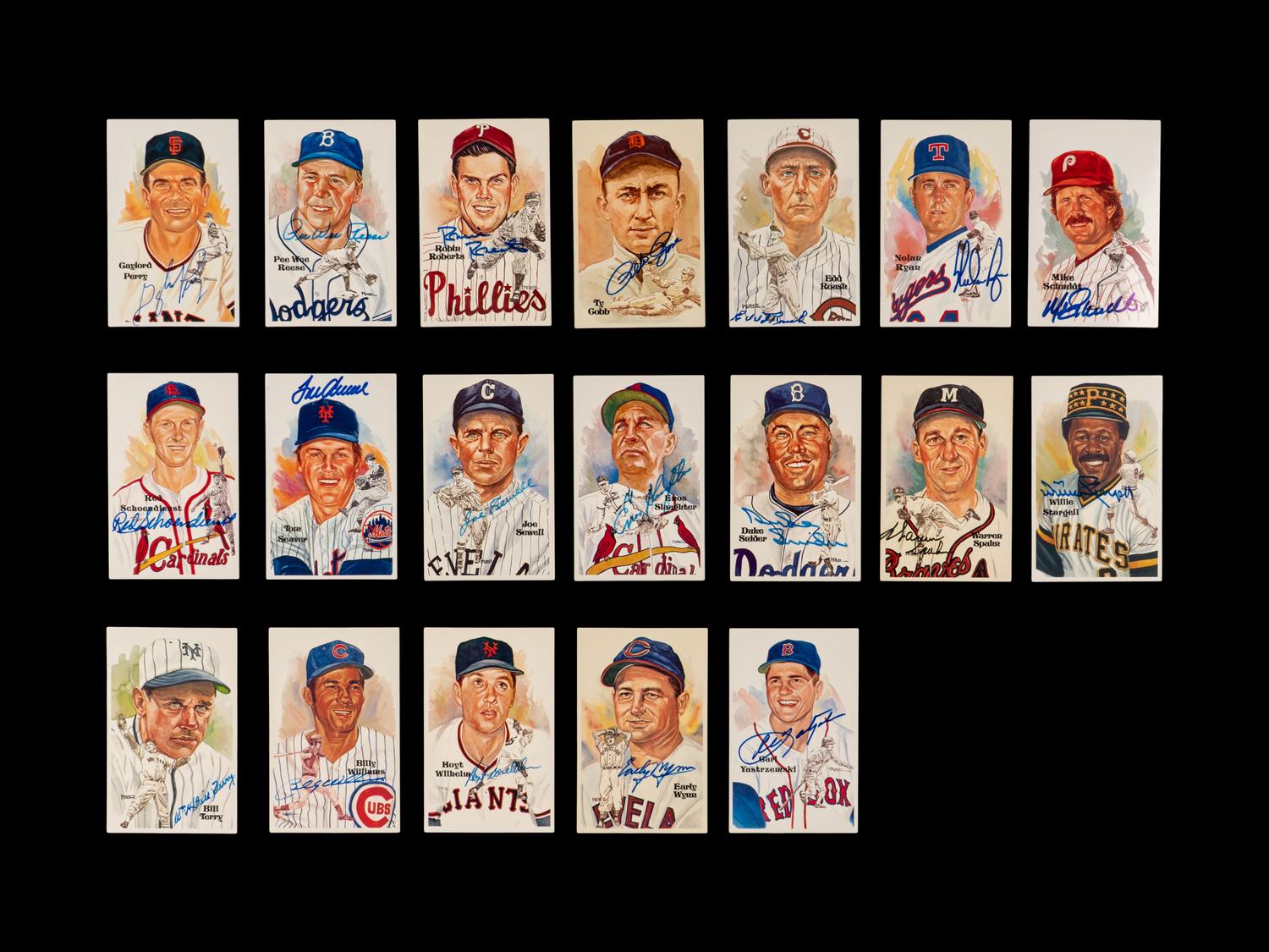 A Large Collection of 1989 Hoops Signed Autograph Basketball Cards (153)
