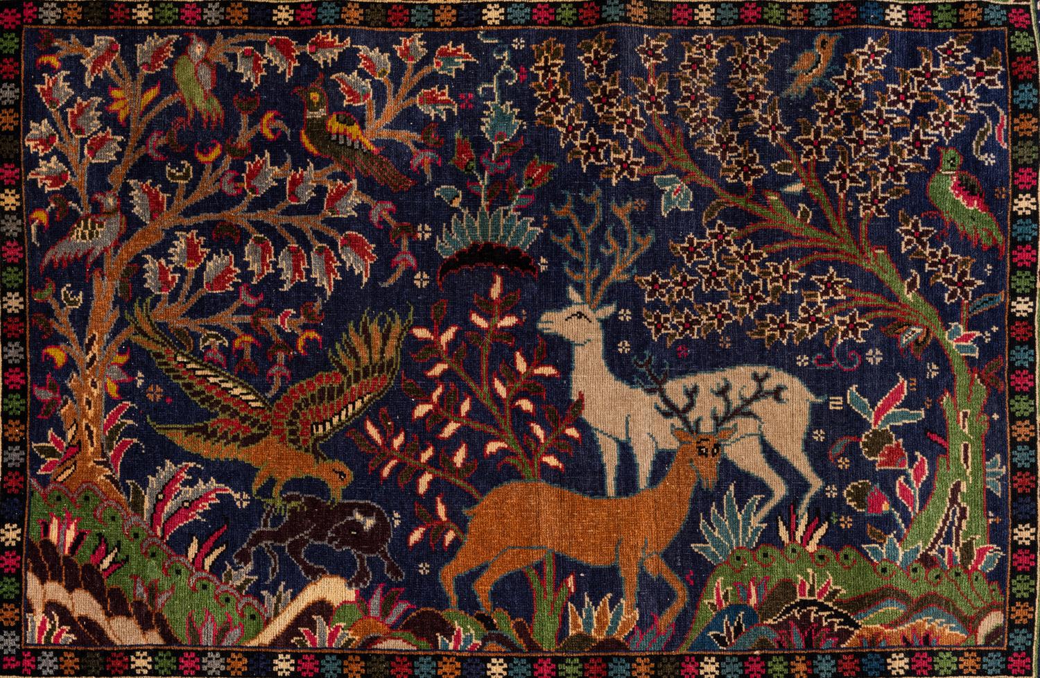 Two Afghan Wool Rugs