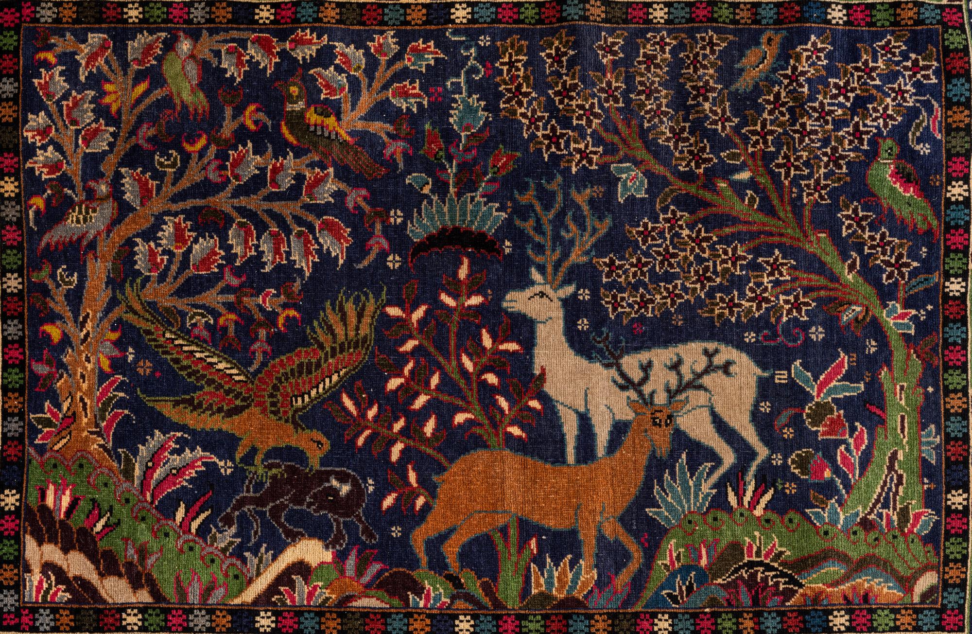 Two Afghan Wool Rugs