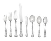 A Collection of American Silver Flatware Articles