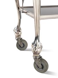 A Silver-Plate Drinks Trolley