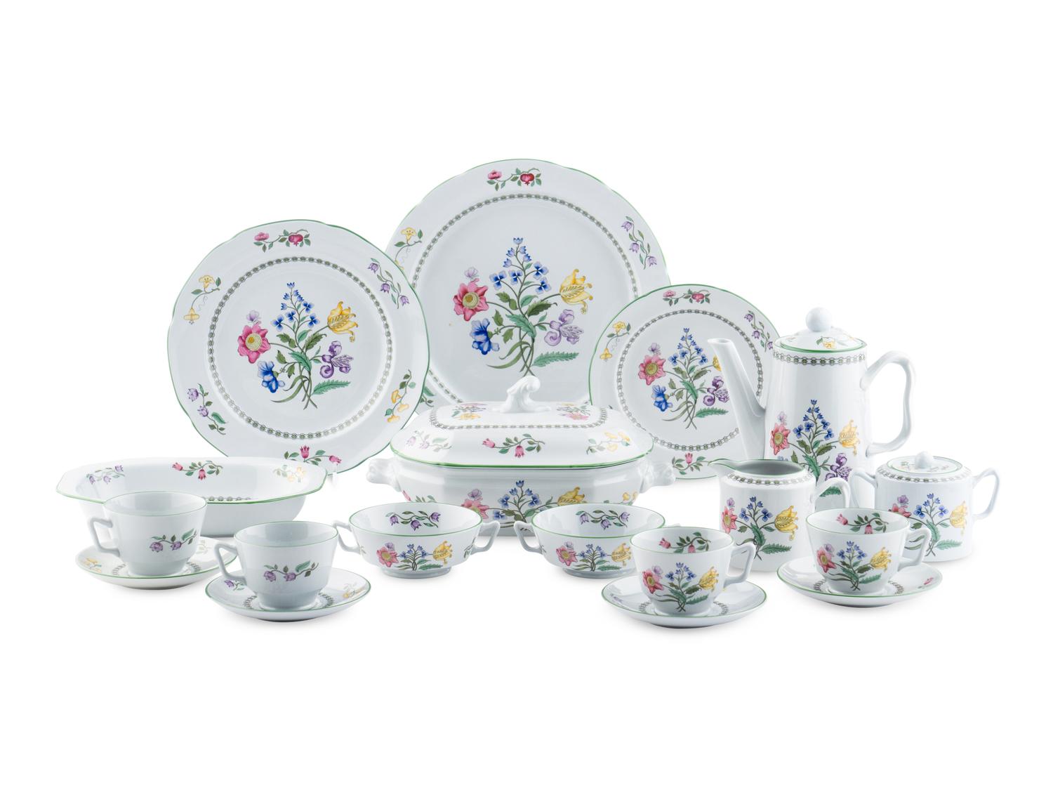 A Spode Porcelain Dinner Service