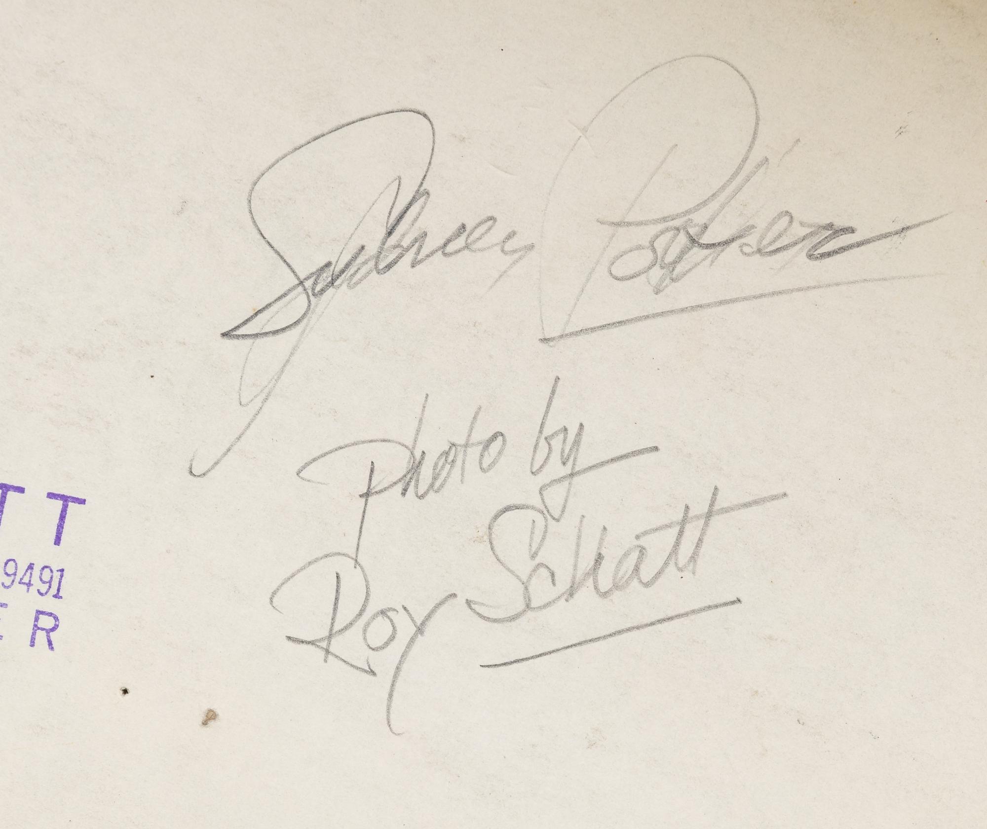 Roy Schatt (1909-2002) Sidney Poitier, 1957