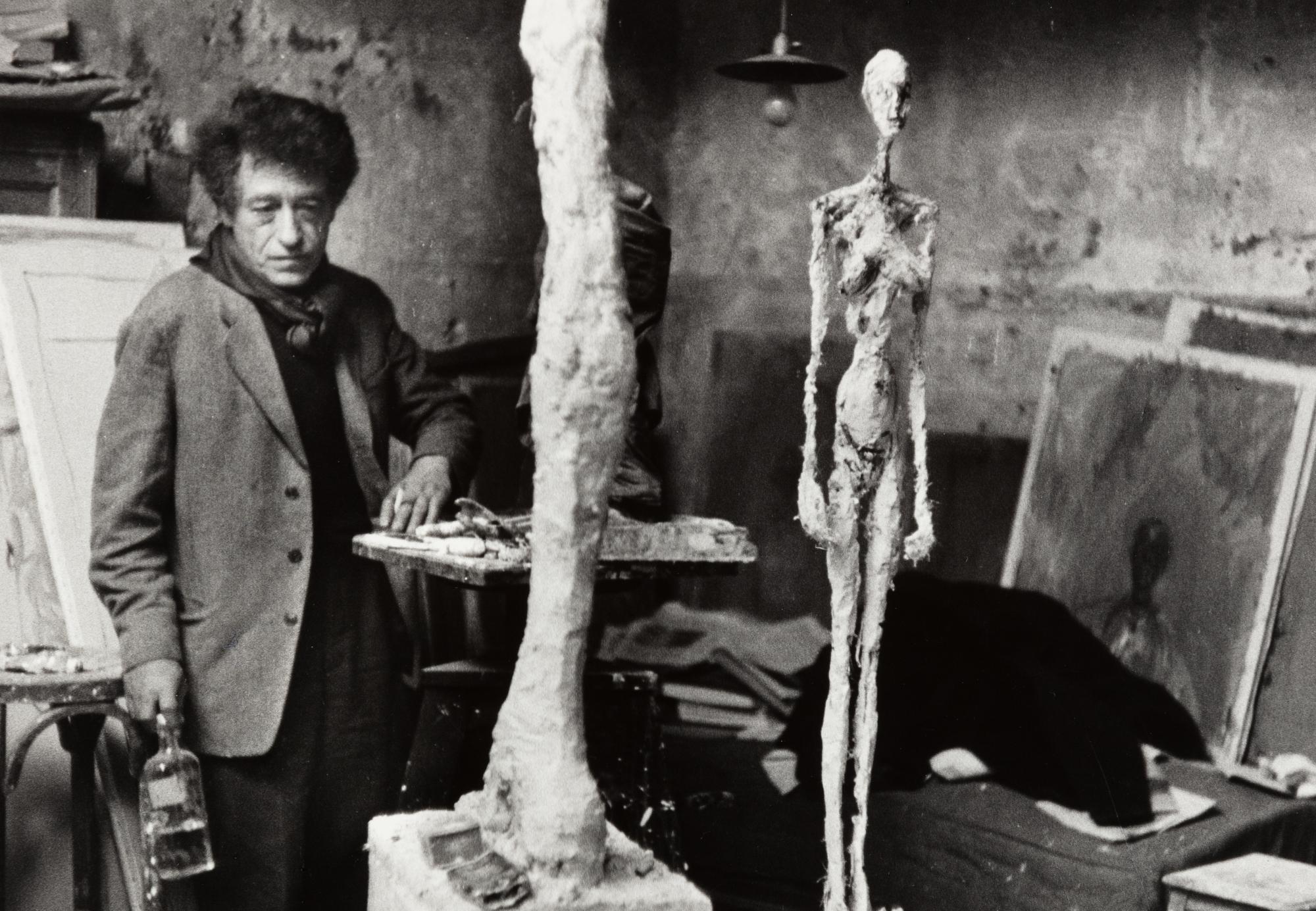 Inge Morath (1923-2002) Giacometti in His Studio in Paris, France 1958