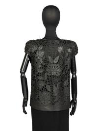 Valentino Leather Top, 1980s