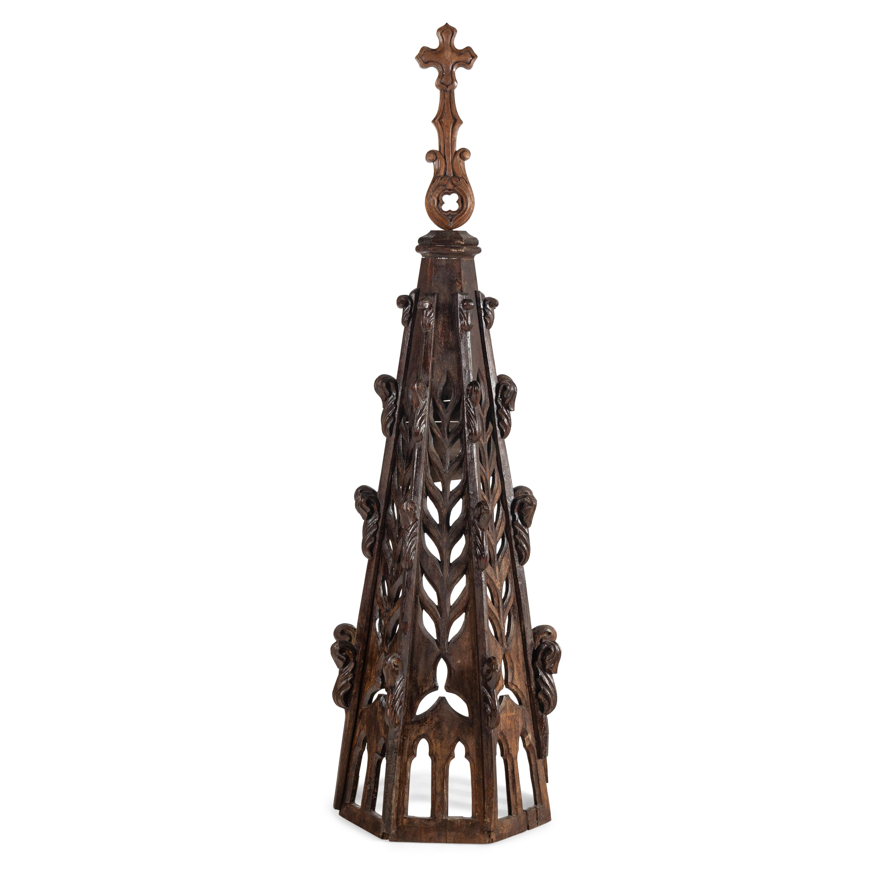 A Large French Gothic Revival Architectural Ornament