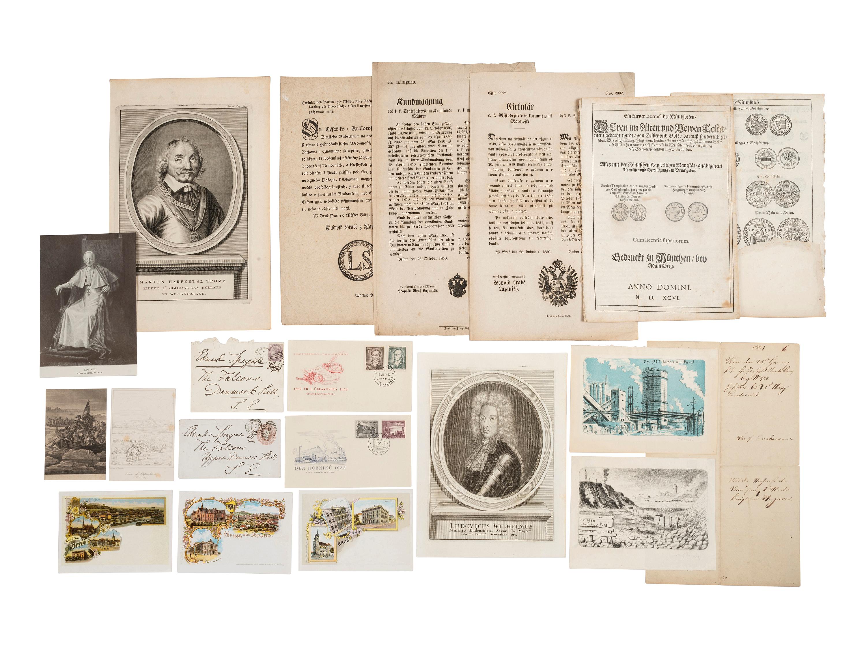 [AUTOGRAPHS]. Notable world leaders, artists, and military figures, ca 18-20th century.