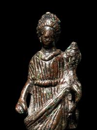 A Roman Bronze Fortuna