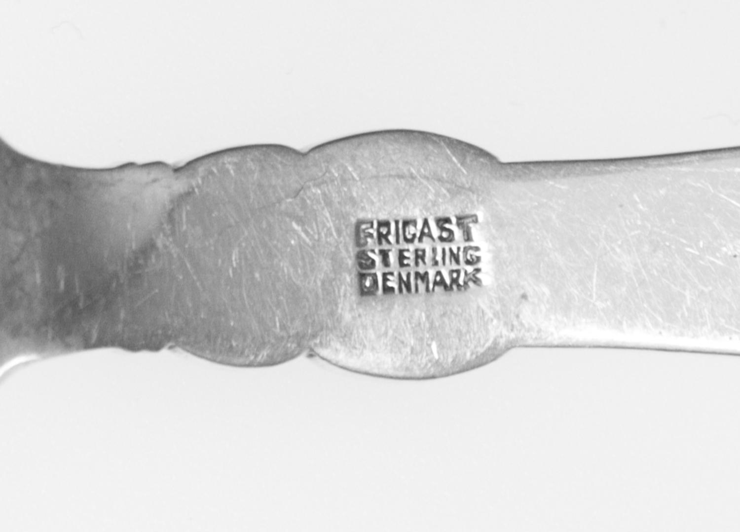 A Danish Silver Flatware Service