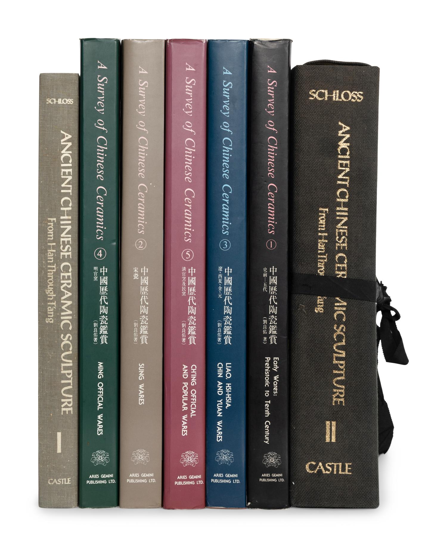 A Group of Seven Books on Chinese Scultpure and Ceramics