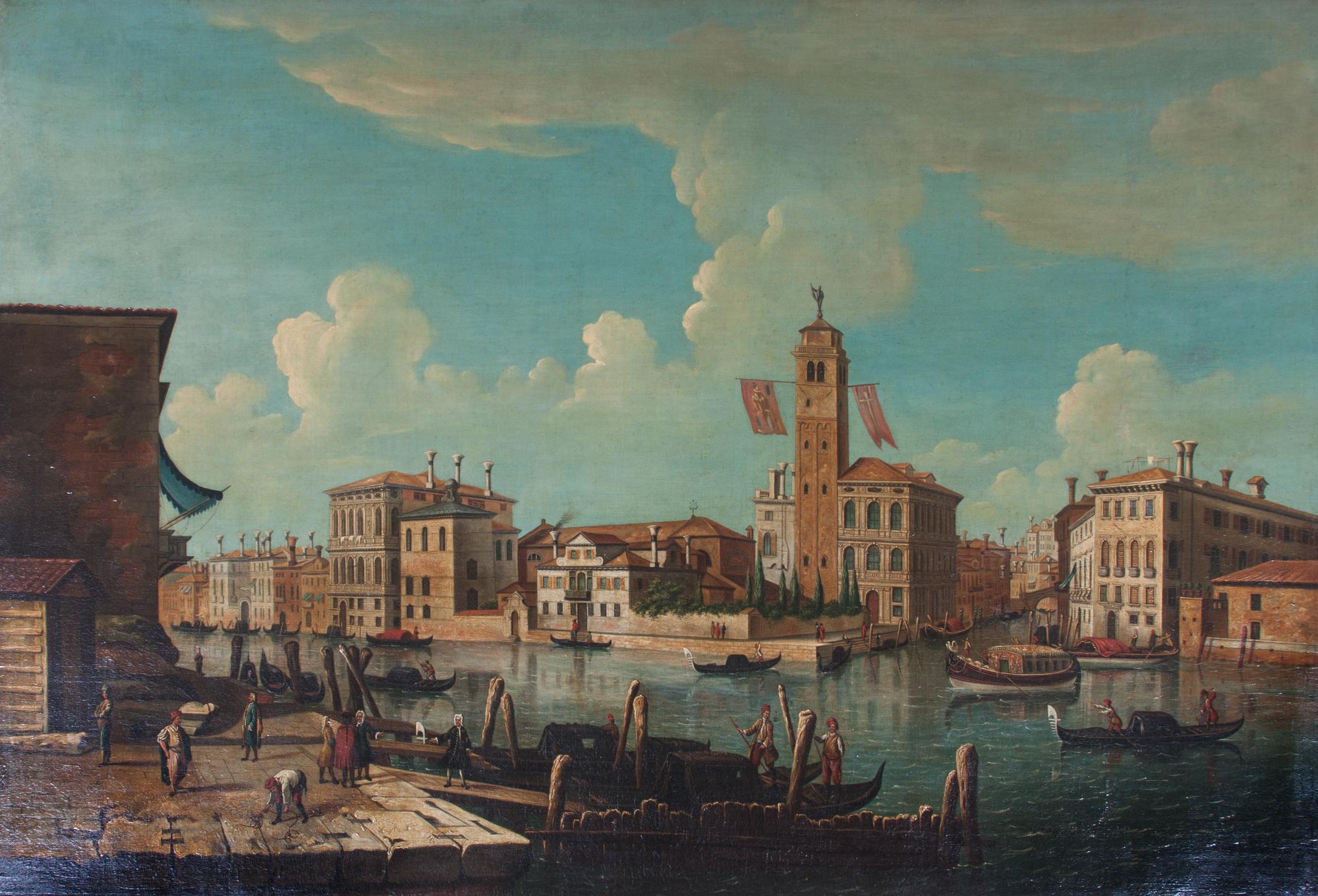 Artist Unknown, (19th century), Canal Scene