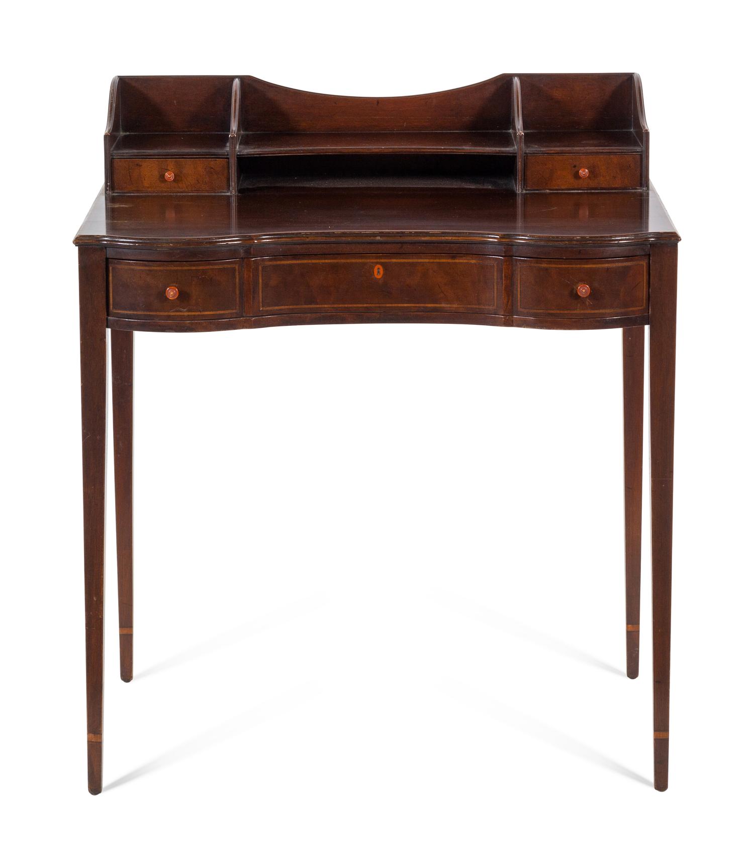 A Georgian Style Mahogany Writing Desk