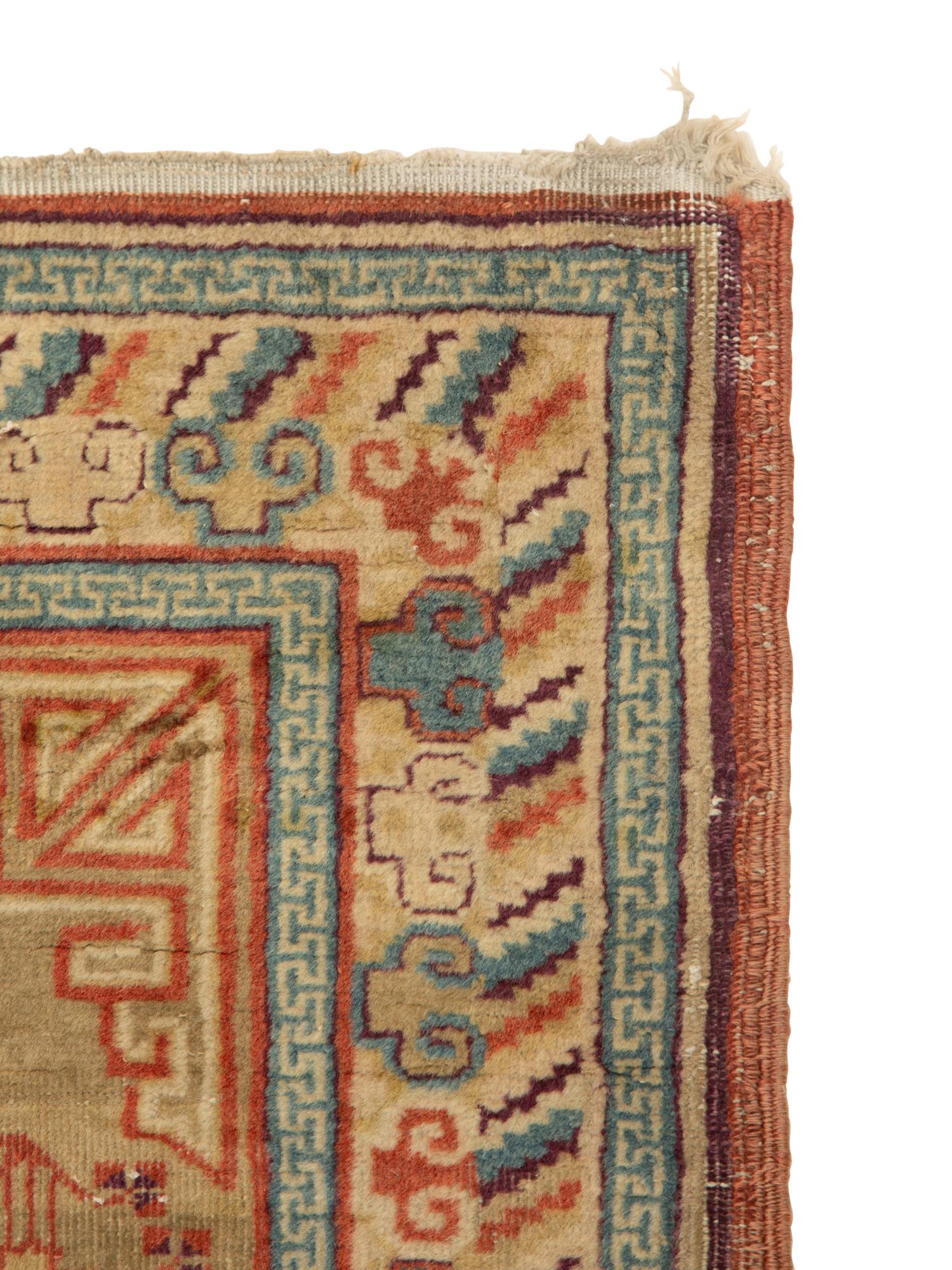 Two Chinese Wool Area Rugs