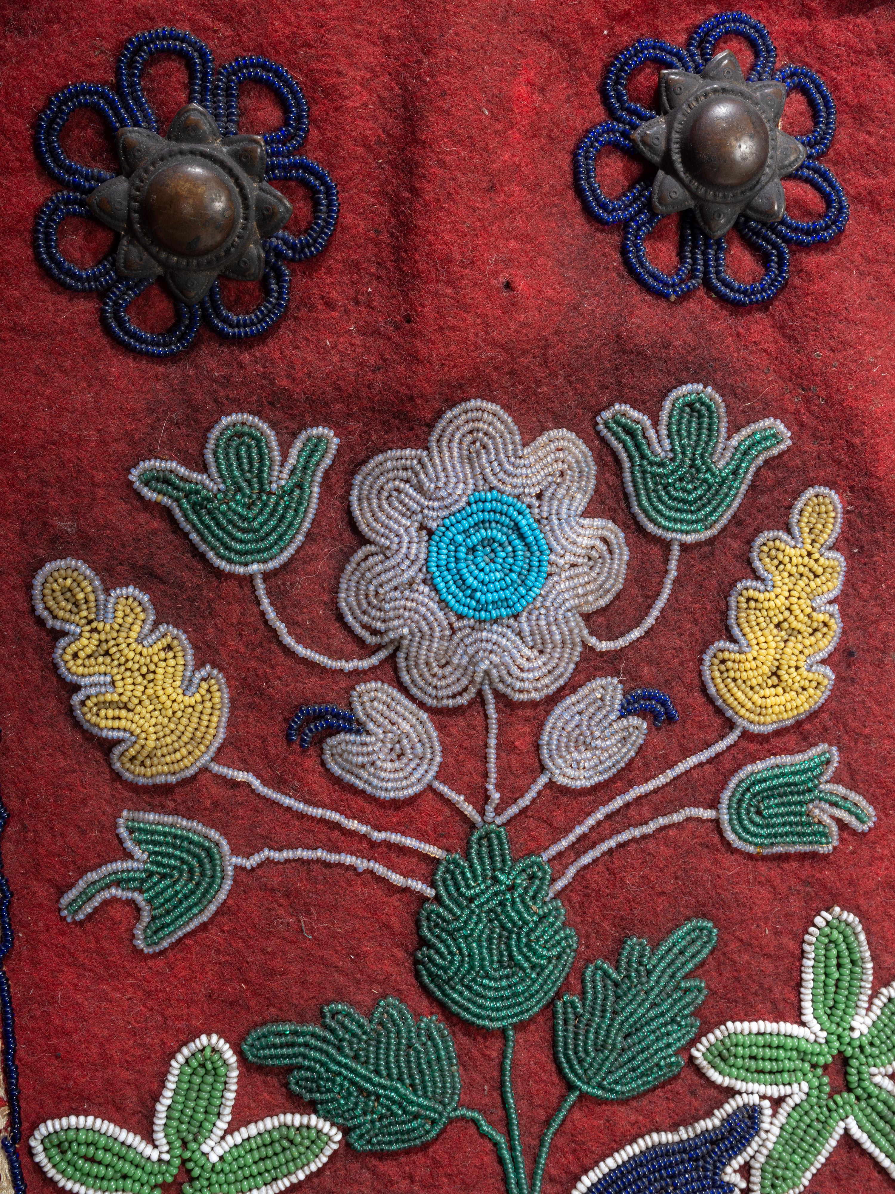 Cree Beaded Wool Octopus Bag