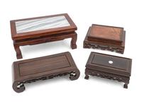 Four Chinese Hardwood Stands
