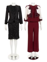Two Oscar de la Renta Embellished Pieces and One Naeem Khan Ensemble, 2006-11