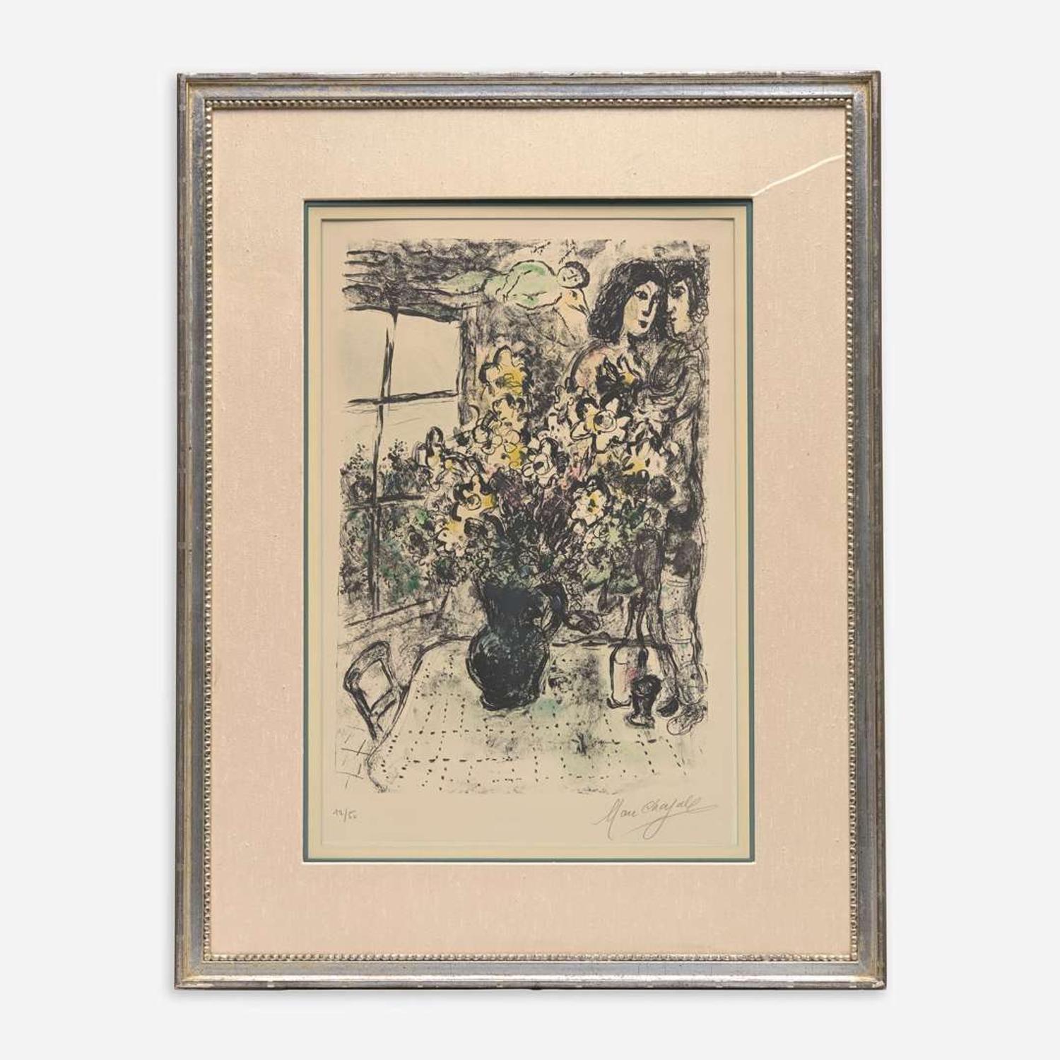 Marc Chagall (French/Russian, 1887-1985) Intimacy