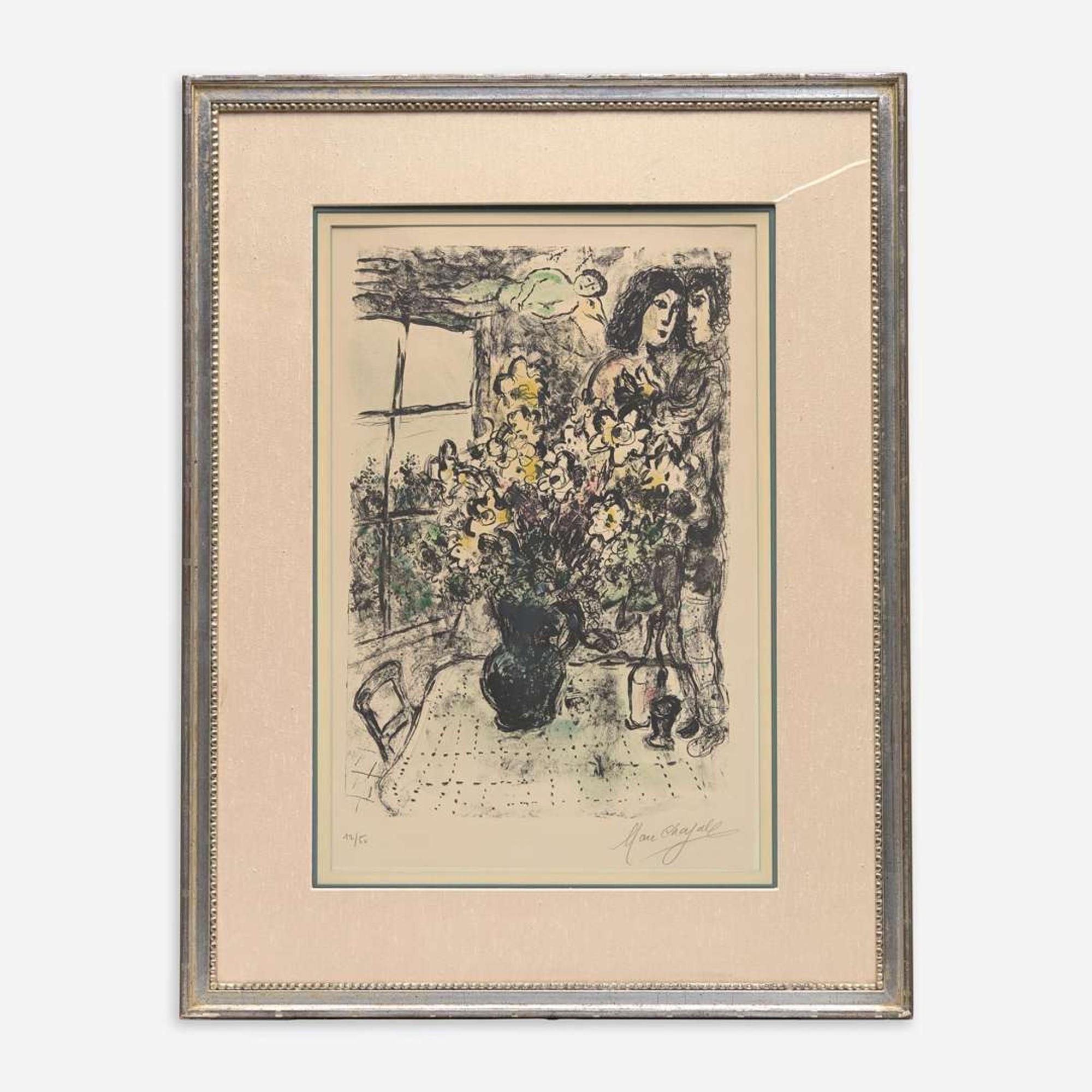Marc Chagall (French/Russian, 1887-1985) Intimacy
