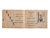 [BUSINESS - MUSIC]. Black and Brown Stamp Album . San Francisco, CA: Black & Brown Trading Stamp Corporation, [1969]. Promoting black-owned businesses.