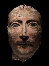 An Romano-Egyptian Stucco Mummy Mask