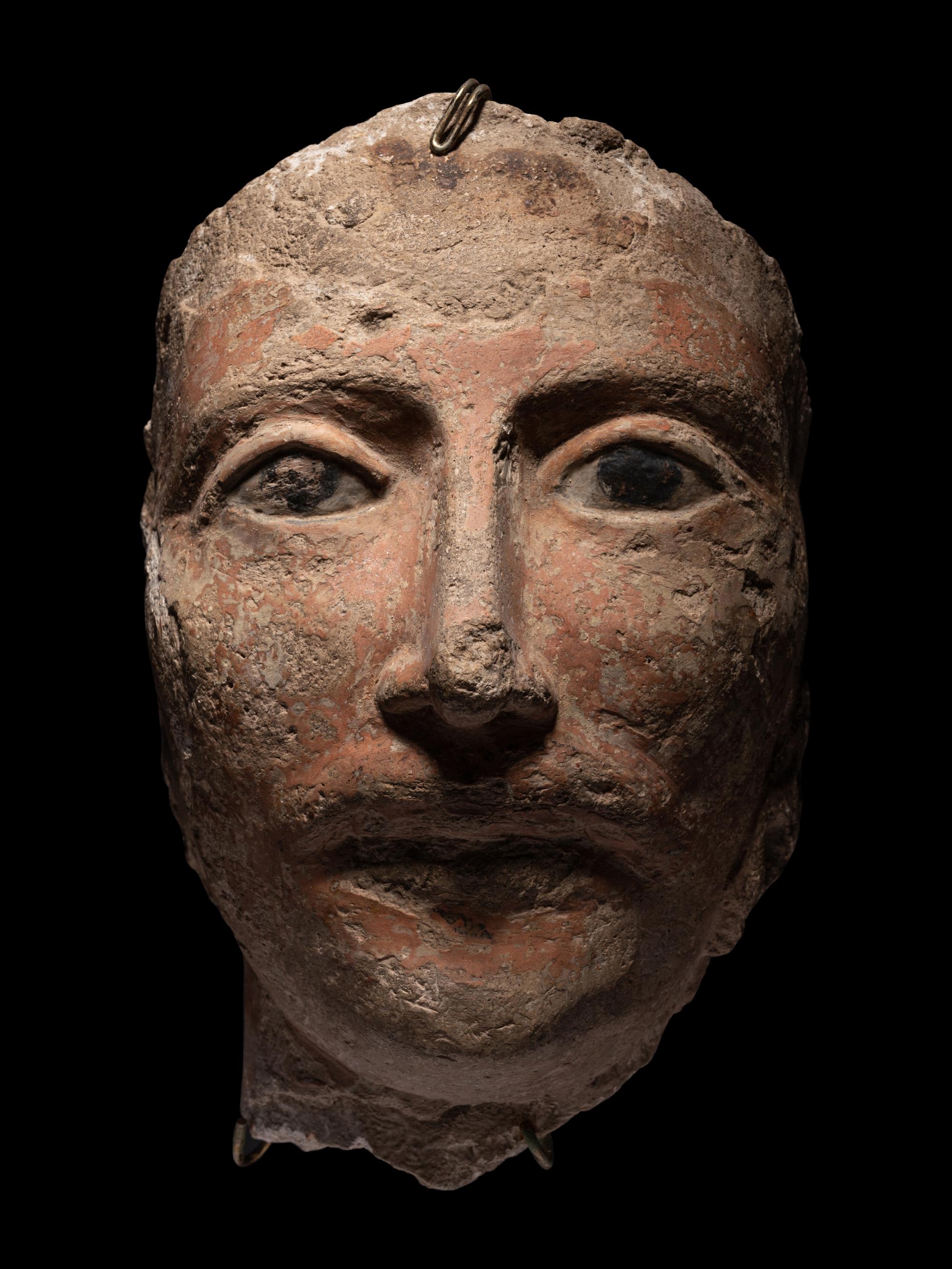 An Romano-Egyptian Stucco Mummy Mask