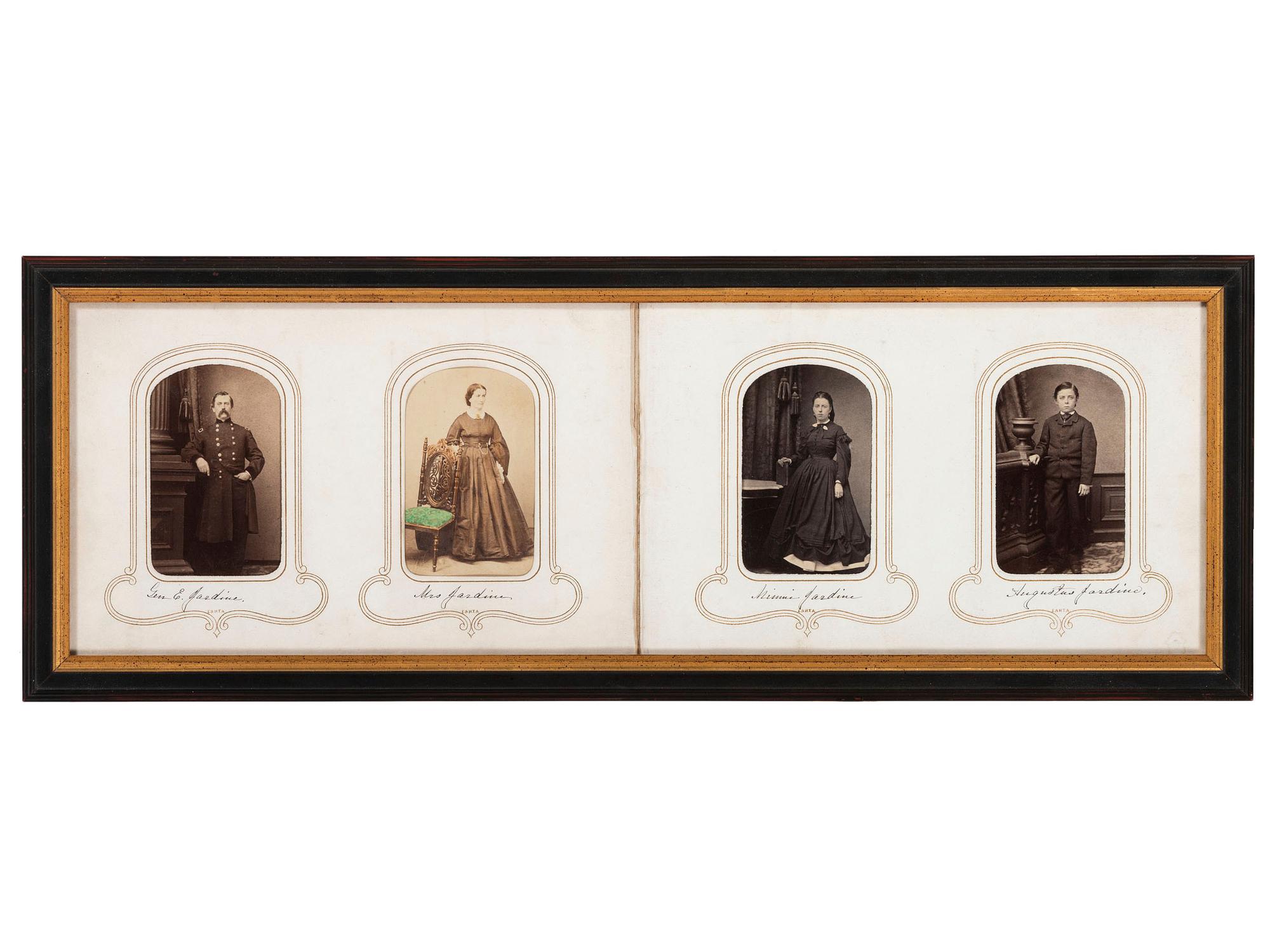 [HAWKINS' ZOUAVES] - [JARDINE, EDWARD (1828-1893)]. Photographs and personal items attributed to Brevet Brigadier General Edward Jardine, 9th New York Infantry Regiment, comprising: