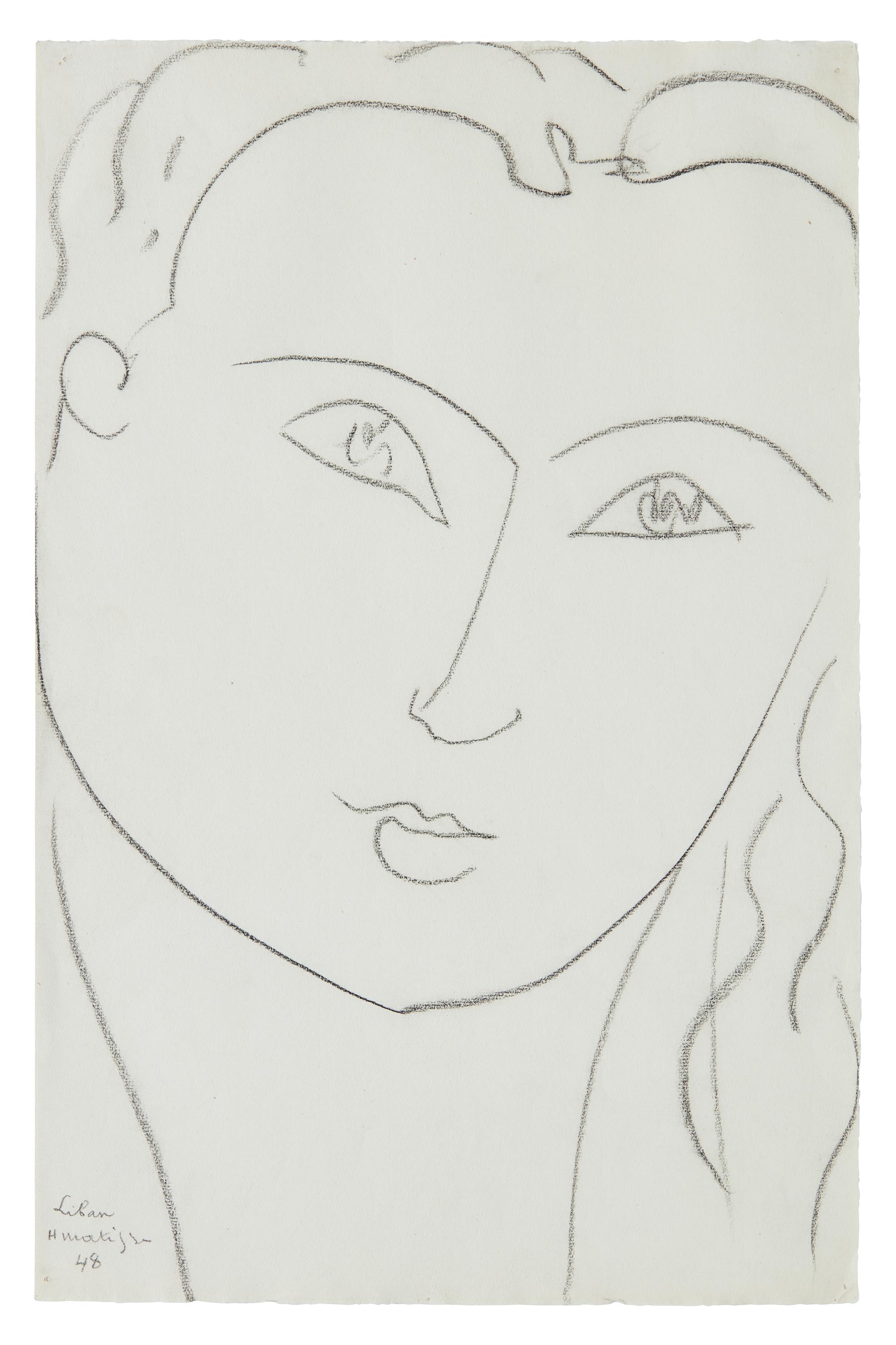 Portrait de Femme (Liban) , 1948