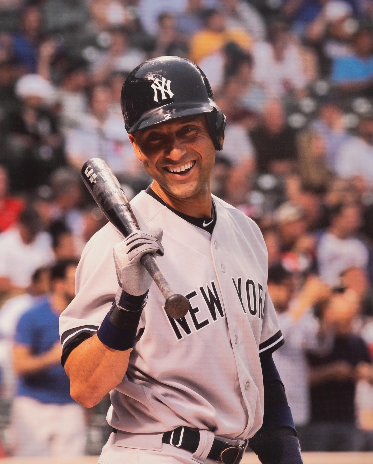 An Original, Never Published Derek Jeter New York Yankees Large Format Photograph,