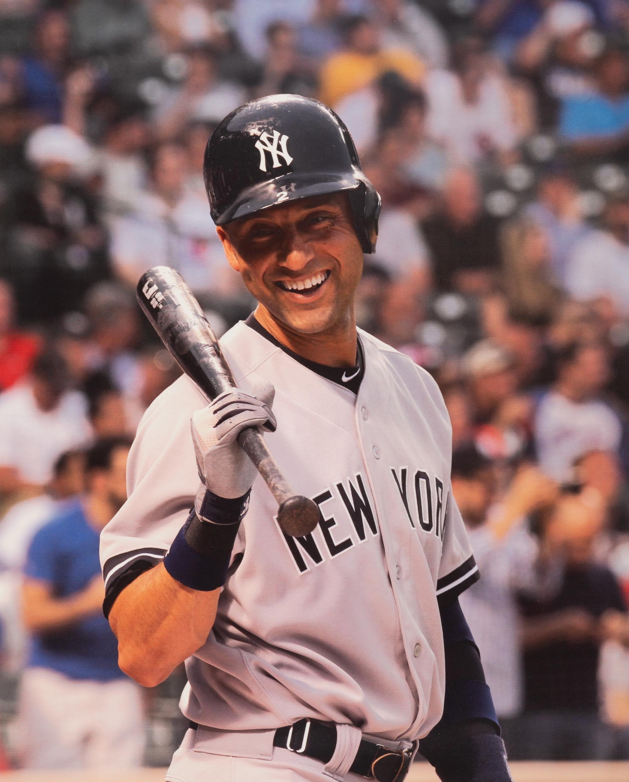 An Original, Never Published Derek Jeter New York Yankees Large Format Photograph,