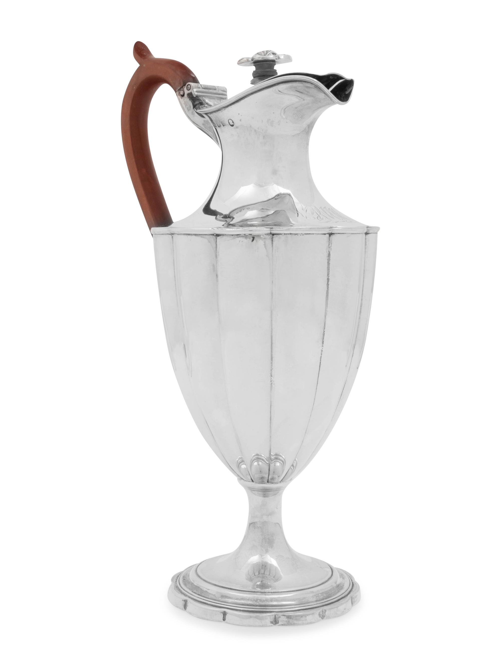 A George III Silver Ewer