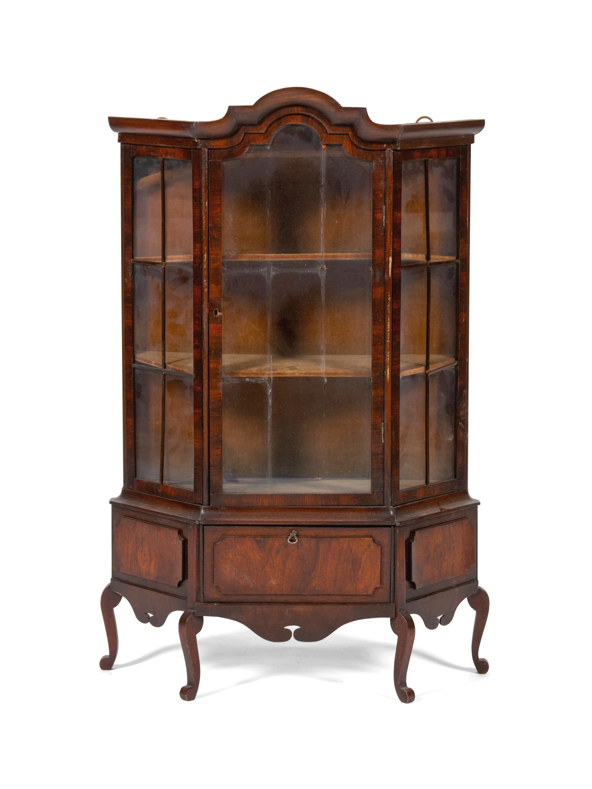 A Mahogany Salesman's Sample Vitrine Cabinet — 19TH CENTURY