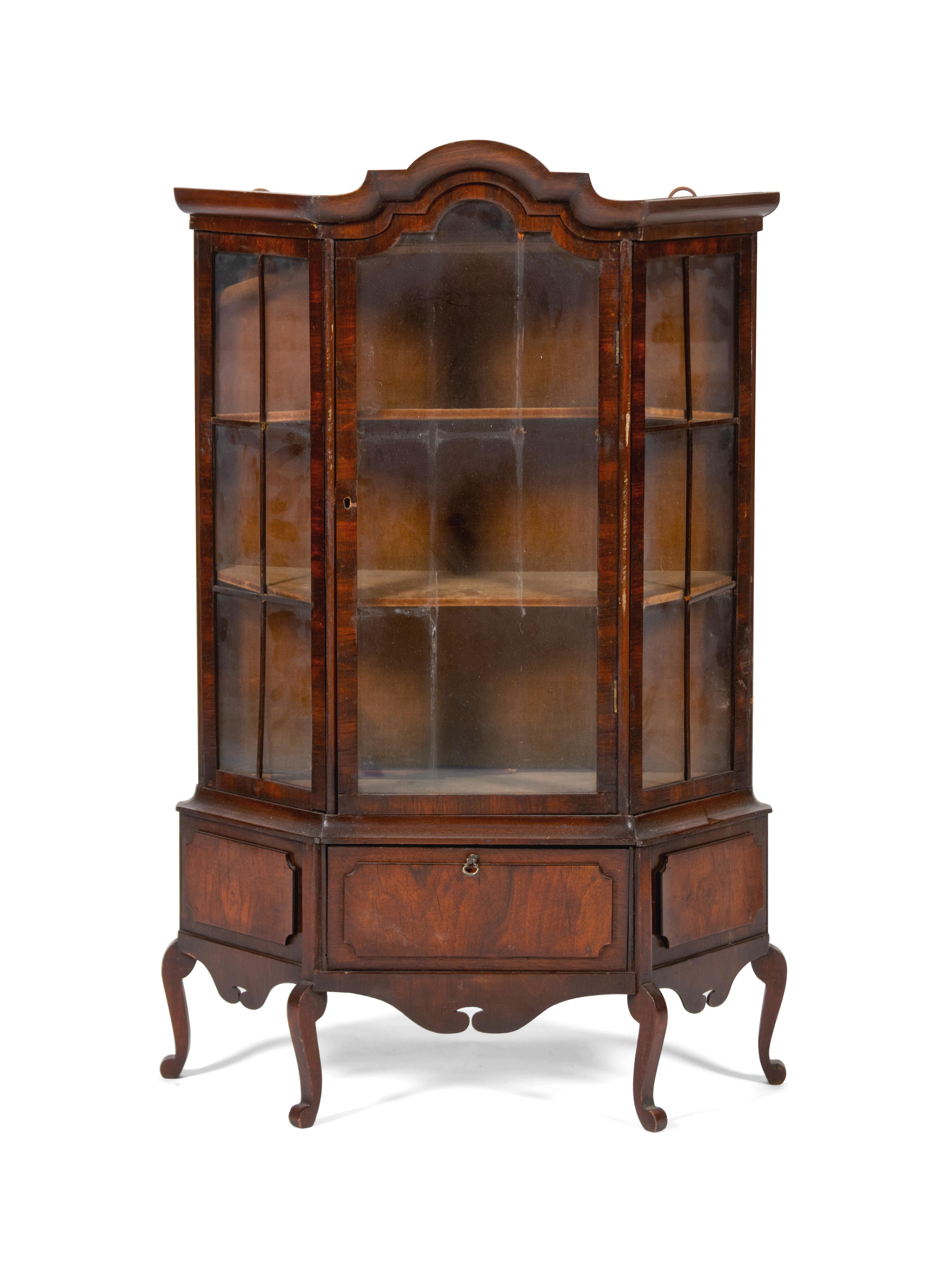 A Mahogany Salesman's Sample Vitrine Cabinet — 19TH CENTURY