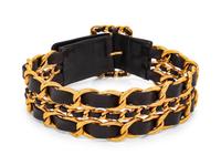 Chanel, Interwoven Leather-Chain Belt