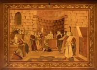 An Italian Marquetry Fall-Front Cabinet
