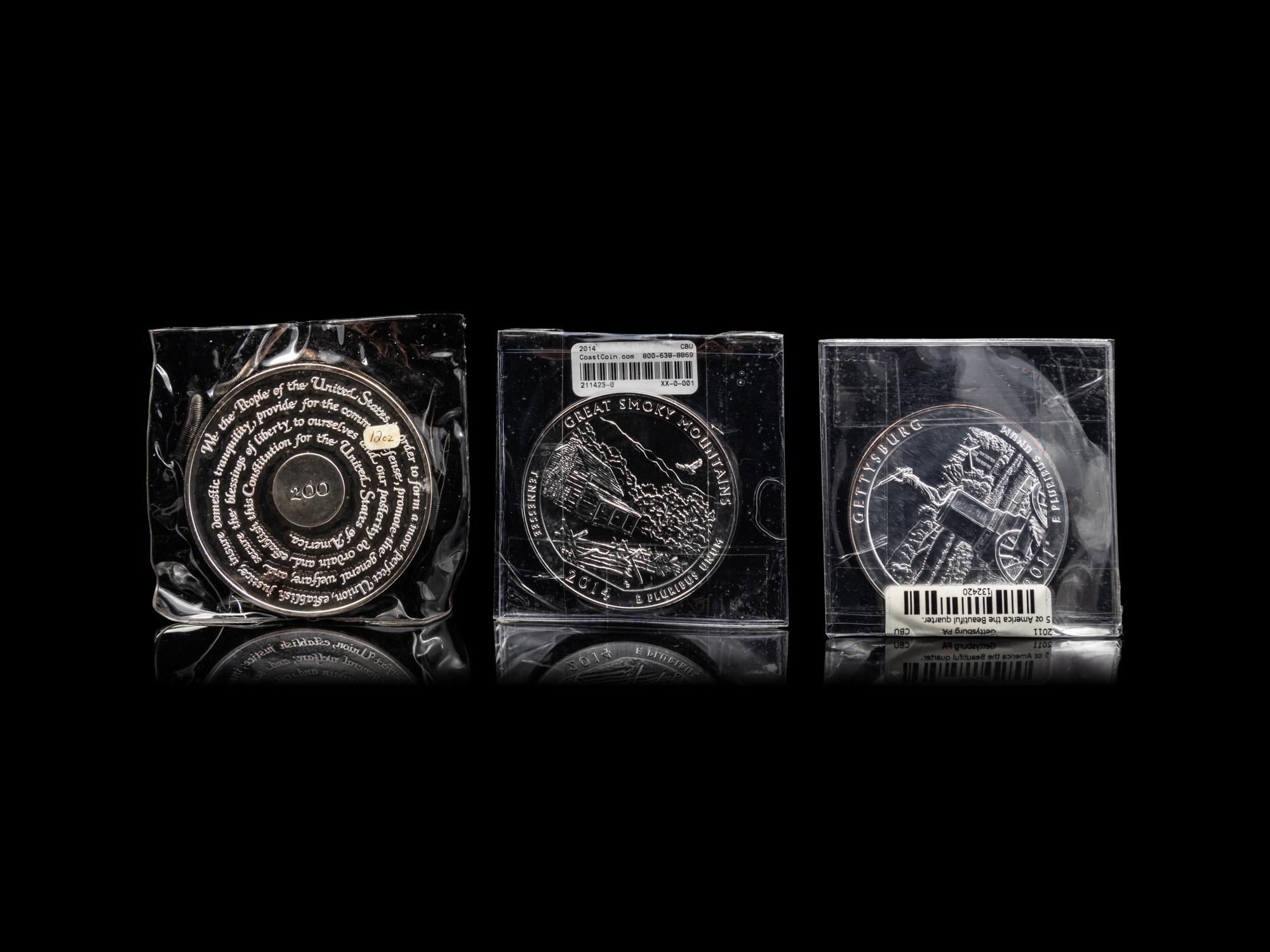 [PRIVATE ISSUE] A Collection of Six Large-Size Silver Rounds