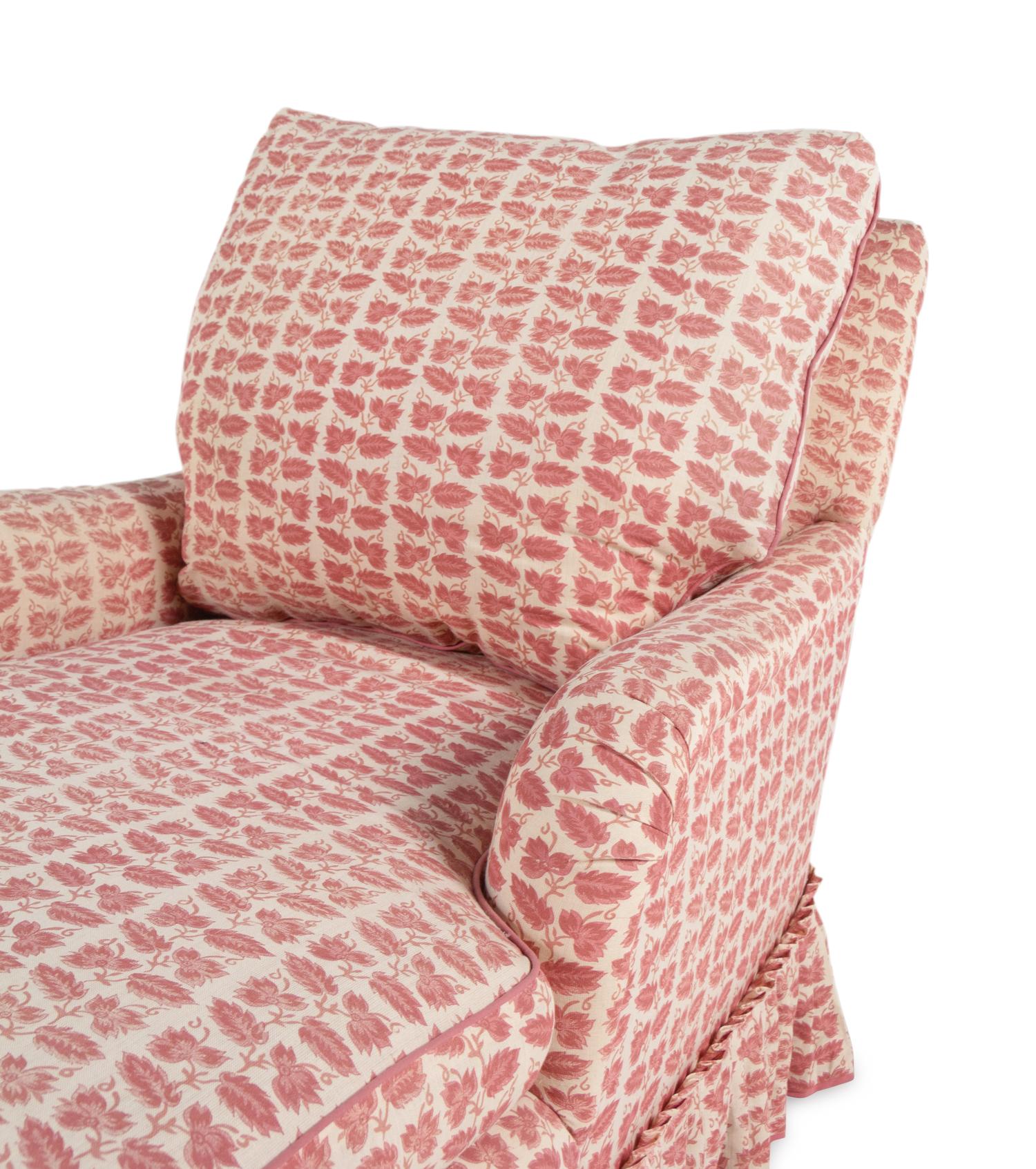 A Custom Upholstered Chaise Longue