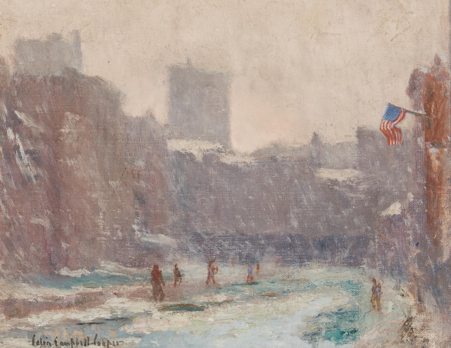 Colin Campbell Cooper (American, 1856-1937) — New York Winter