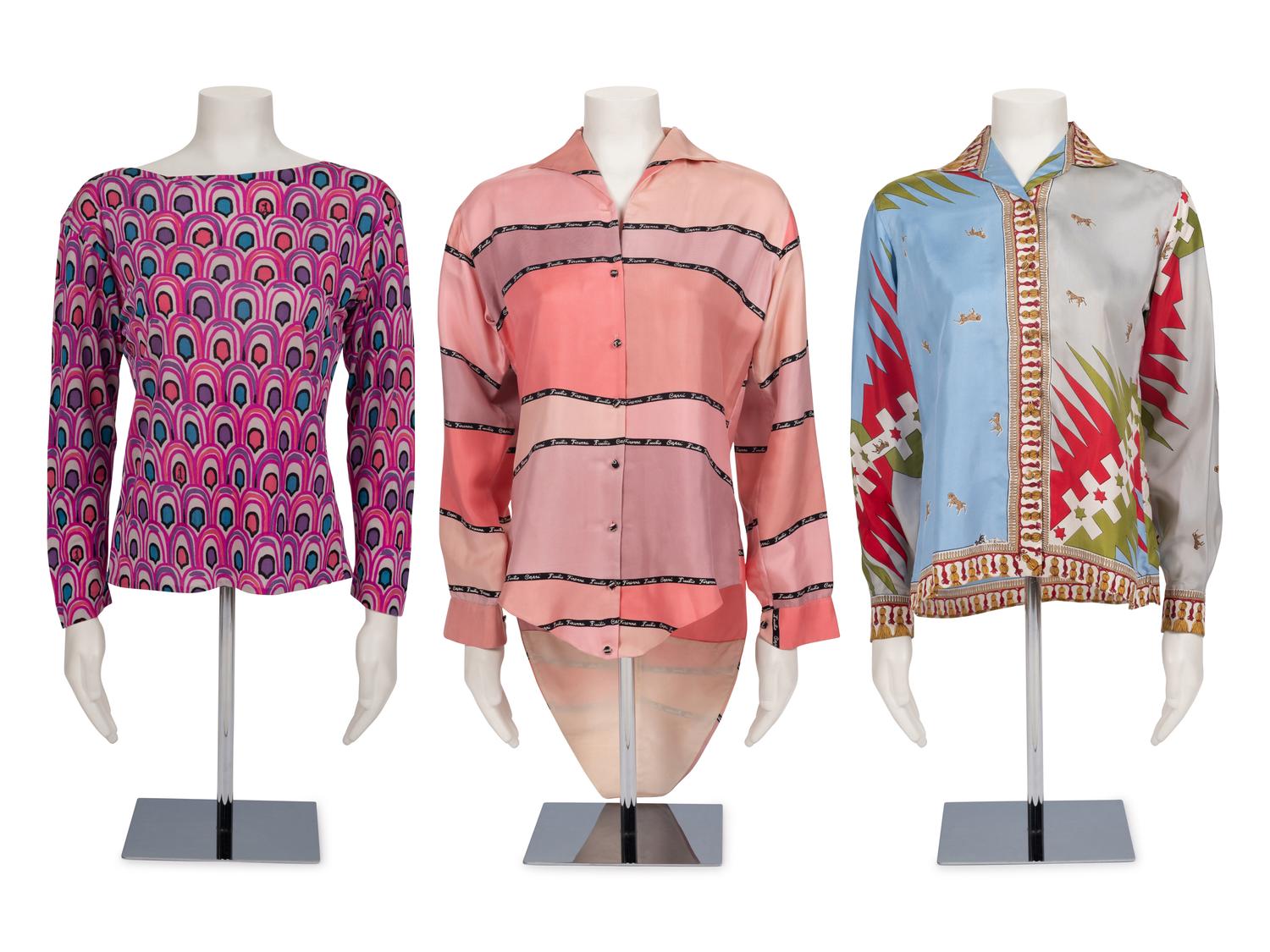 Three Emilio Pucci Tops, 1980s