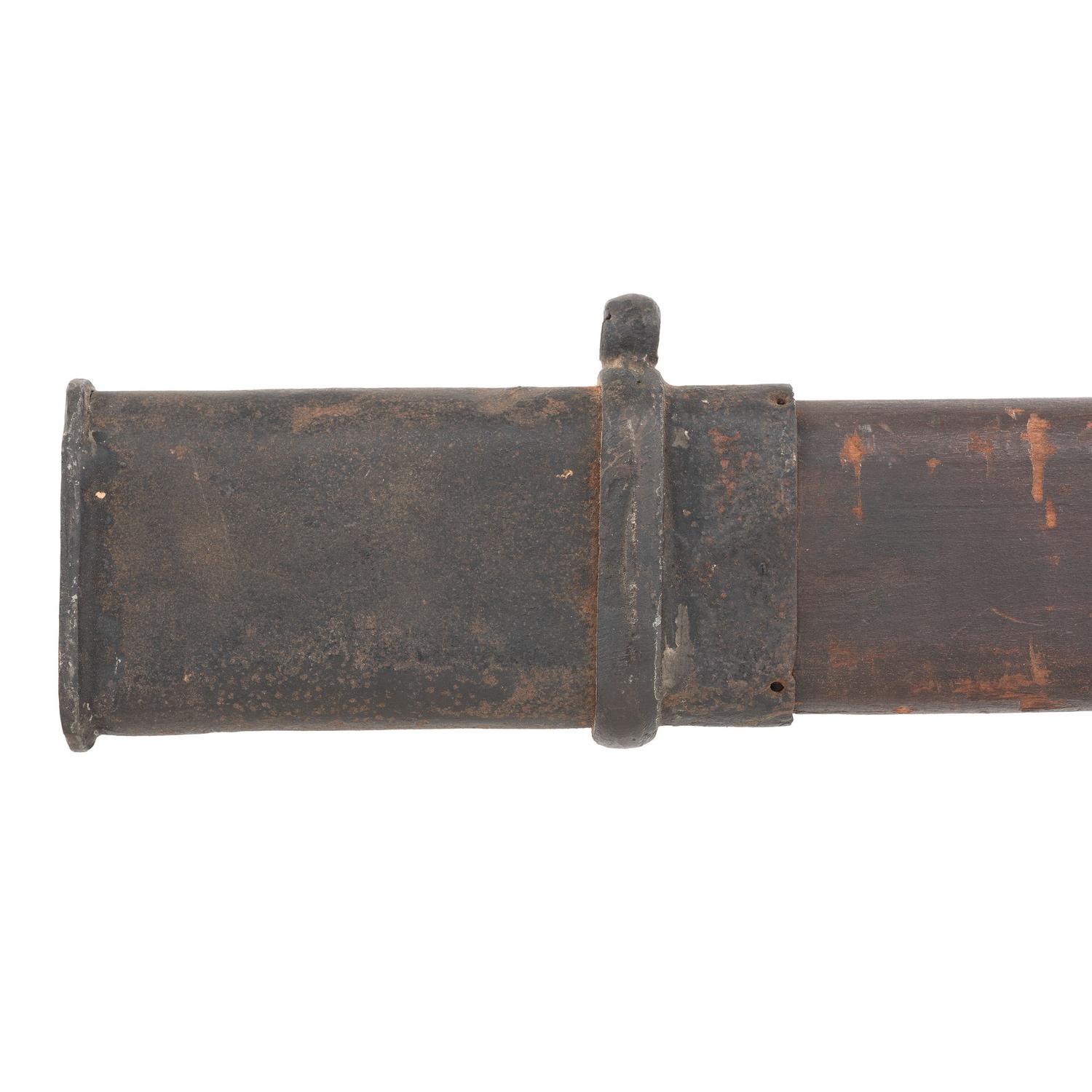Confederate Cavalry Saber in Wooden Scabbard by Kraft, Goldschmidt & Kraft or H. Marshall