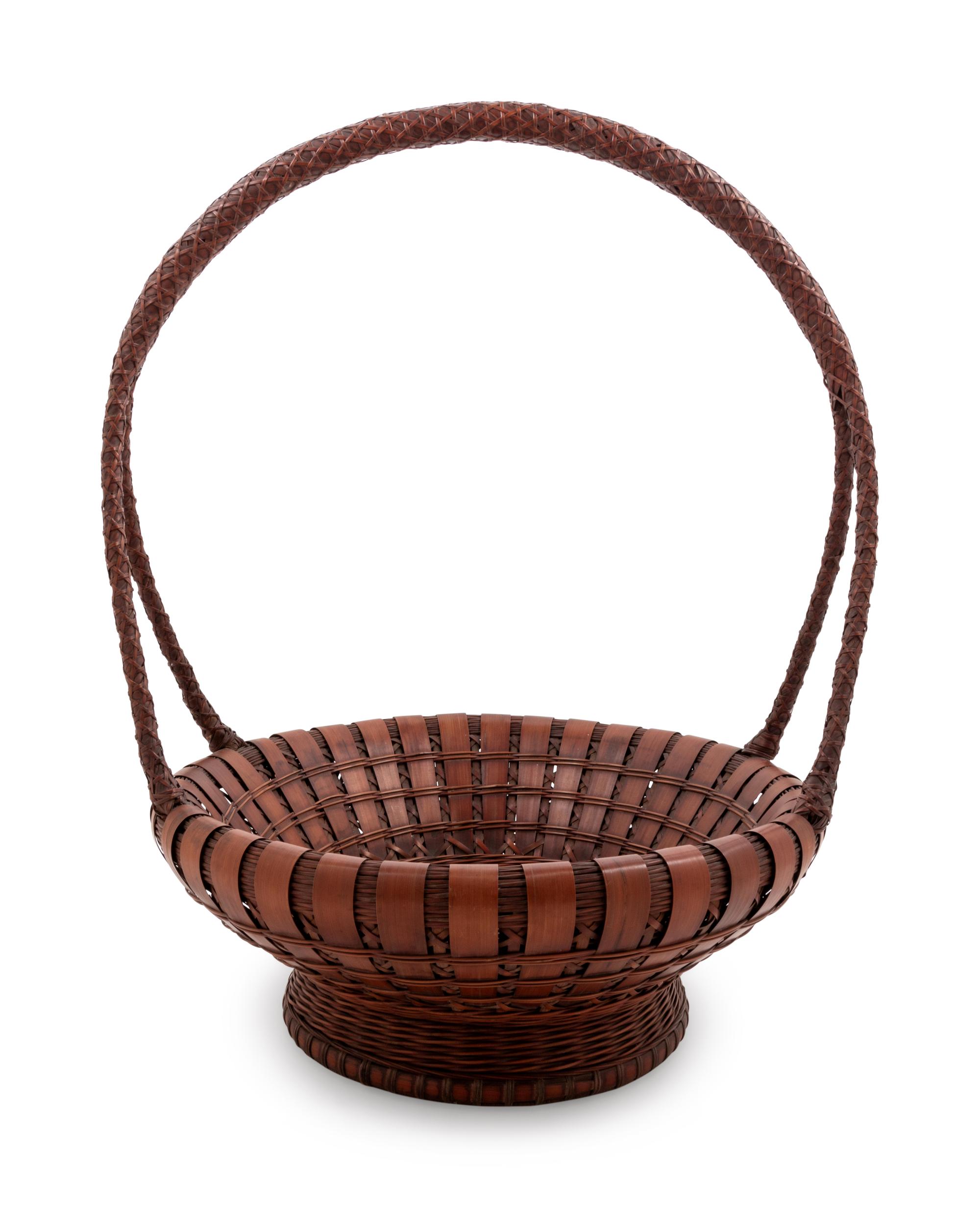 A Bamboo Flower Arranging Basket