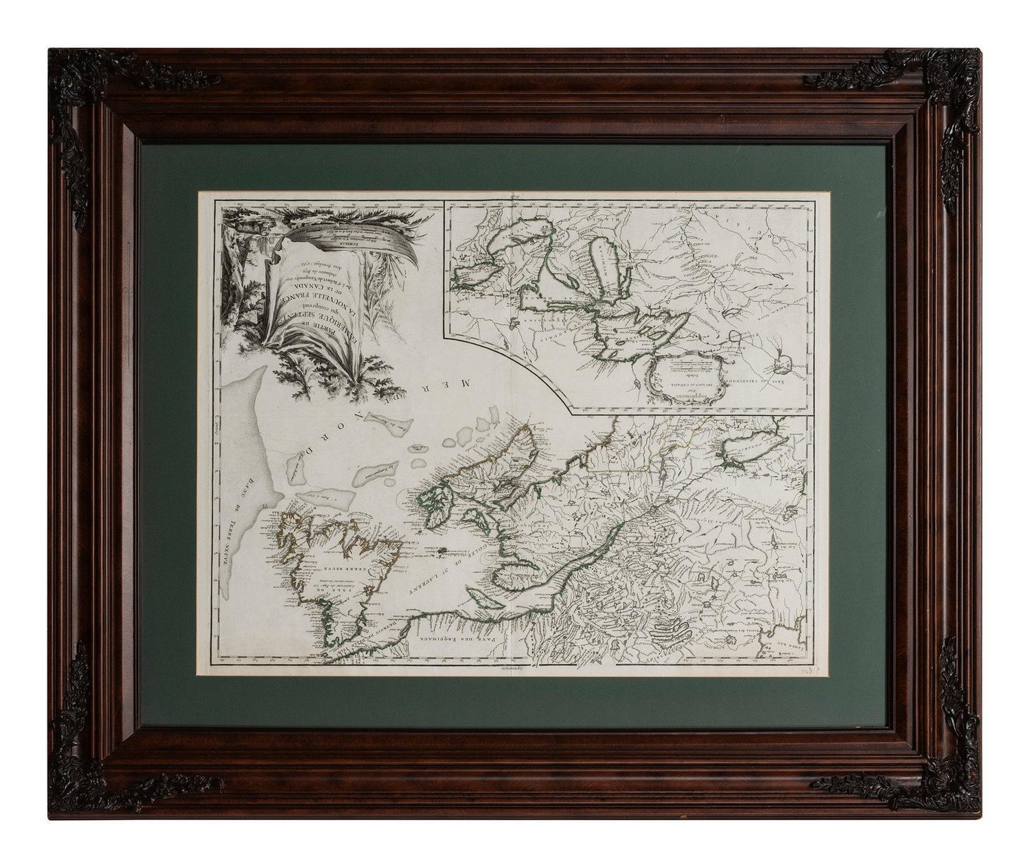 ROBERT DE VAUGONDY, Didier (1723-1786). Two Maps of North America.